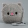 Soft bag "cat". The color is gray