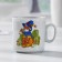 Porcelain mug "Lesovichok", 200 ml, D = 7.3 cm, Mix drawing