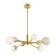 Caustra Freya Fr5116PL-08BS Bethany, 690x690x720 mm, G9, 8x28W, brass color