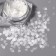 Sequins for the decor of the nails "hearts", white