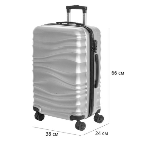 Suitcase Fusion FTS-1006, M, silver-5