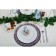 Glass Plane Locking Magistro "Crinkle", D = 33 cm, color gray color