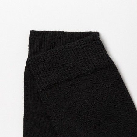Men's socks with a terry followed color black, size 29-31-1