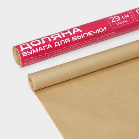 Baking paper of a share, 30 cm × 6 m, in a heat shrink