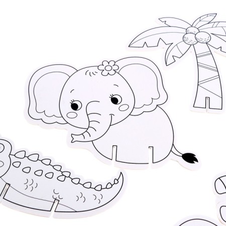 Set for creativity 3D painting "Funny animals"-2