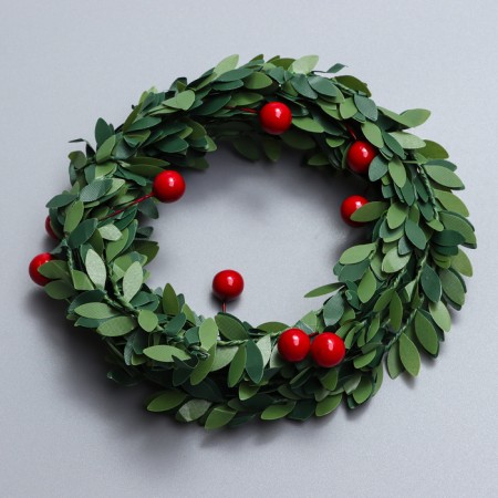 Liana is artificial for decor "Leaves with berries", 3 meters, 13 × 13 × 2 cm-2