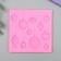 Mold Silicon "New Year's balls on threads" 11 objects 10.2x10.2x0.9 cm