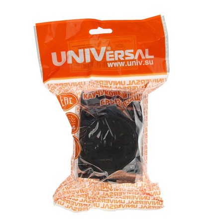 Universal socket, wall, 16 a, with salary, IP 44, with a plug, rubber, black-3