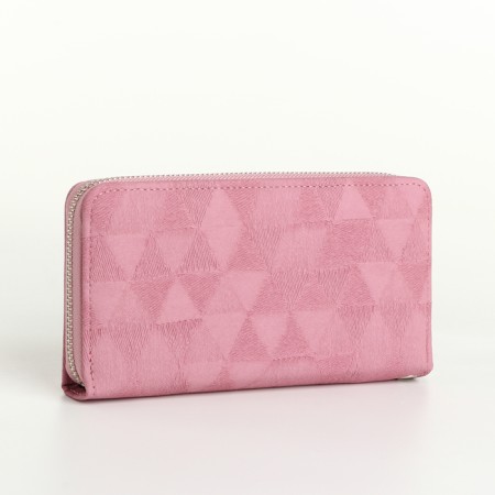 Women's wallet with lightning, pink color-1