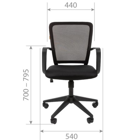 Chair for the operator Chairman 698 TW-01 Black-1