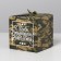 Gift folding box, packaging, “February 23”, 12 x 12 x 12 cm