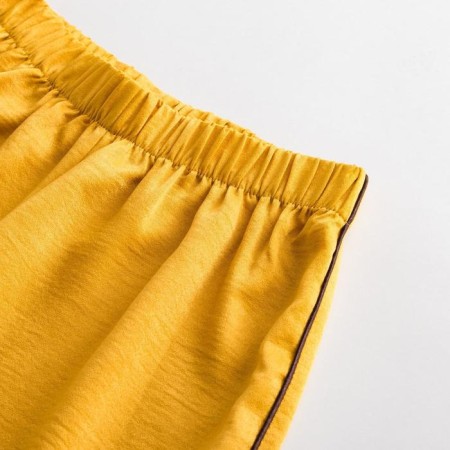 Female set (shirt, shorts) minku: Light touch color gold, size 50-9