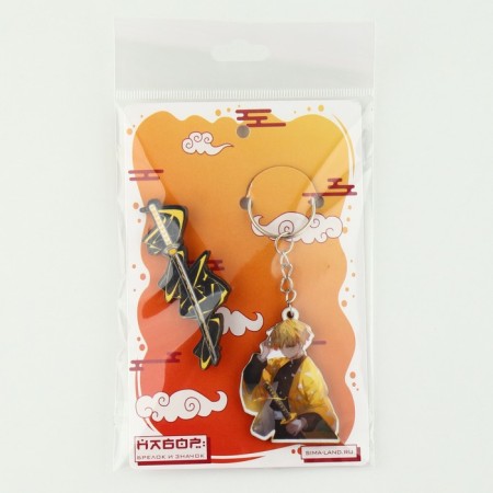 Keychain for keys with the icon "Demon blade", anime-11