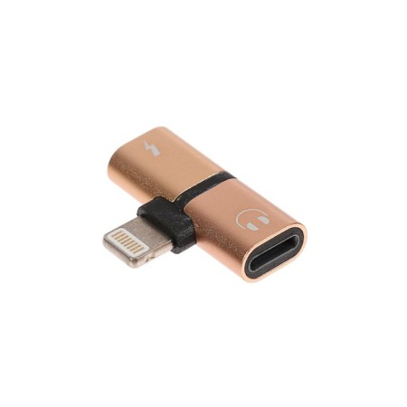 Luazon adapter, with Lightning on 2XLightNing 8 PIN, mix