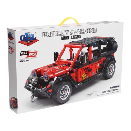 Designer inertial “SUV”, collectible model, 664 details-4