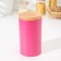 Bank for bulk products "Romb", 19 × 10.5 × 10.5 cm, pink color
