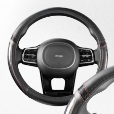 SkyWay Carbon-1 m, black and gray eco-leather braid
