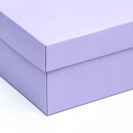 The box is folding, lid is lilac, 24 x 17 x 8 cm-2