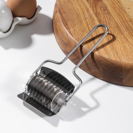 Konfinett's home -made noodles “Prof”, 5 mm, 17.5 × 7.5 × 3 cm, chrome -colored-2