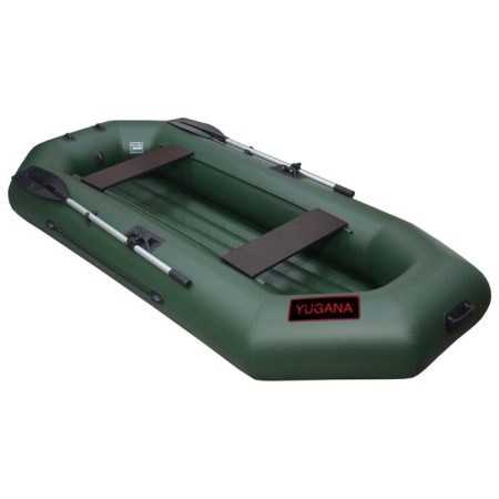 Yugana S-280 ND boat, inflatable bottom, olive color-4