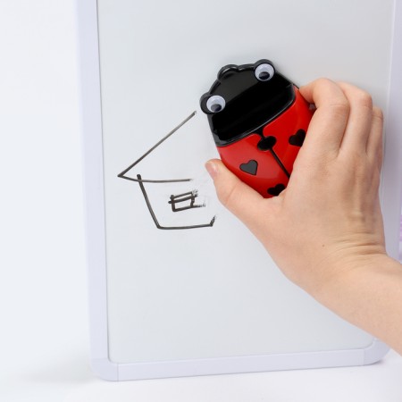 Magnetic universal stand for markers and sponges "God's ladybug" 3.5x9x12.5cm-4