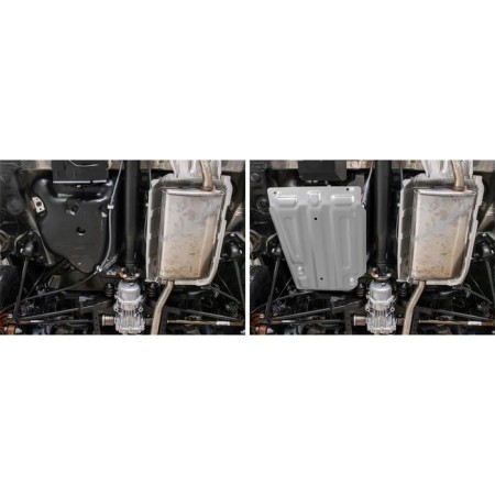 Protecting the fuel tank Renault Kaptur 4WD 2016-B., AL 4 mm, included, 333.4718.1-2
