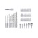 Set of bit/drill/head KWB, 39 items, case, 1/4 "(type E/s)