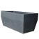 Flower pots 80x40x34 cm, 75 l, color black marble