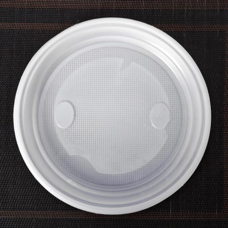 Plastic plastic disposable dining room, d = 20.5 cm, white color-1