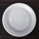 Plastic plastic disposable dining room, d = 20.5 cm, white color