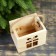 Kashpo wooden "New Year's gift", a handle- a cord, 12.5x10.5x9.5cm
