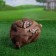 Garden figure "Bear on the side" 28x21x16.5cm