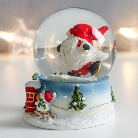 Souvenir Polystone Water Ball "Skrazik Ski" 7x6.7x8.8x cm-3