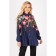 Female blouse, size 46, blue color