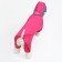 Combiason for dogs, demi -season with a bag, size M (DS 29, OG 37, Osh 27 cm), pink