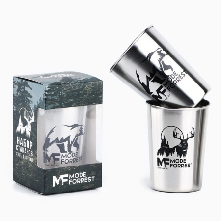 Set of glasses Mode Forrest, 2 pcs x 150 ml-2