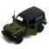 Metal jeep wrangler, 1:32, inertia, color is matte green