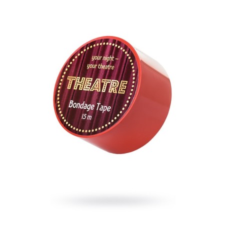 Toyfa Theater bonded tape, red color, 15 m
