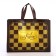 Bag without fasteners, brown color