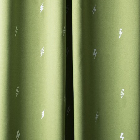 Set of curtains "Flash", size 145 x 280 cm, green-1