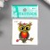Tattoo on the body color "owl on a branch with a flower" 6x6 cm