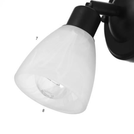 Sconces 2448/1 E14 40W Black-8
