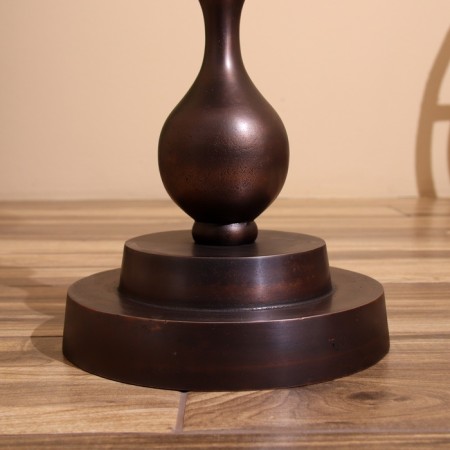 Coffee table 41x41x57 cm, aluminum/marble-4