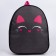 Baby backpack for girls made of artificial leather "Cat", 30x25 cm