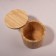 Organizer for storage "Bamboo", with a lid, sliding, D - 12 × 10.5 cm, brown color