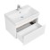 Tumba under the Aquaton sink Marty, 70 cm, white color, oak endgrain