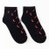 Women's socks "peppers", black color, size 23-25