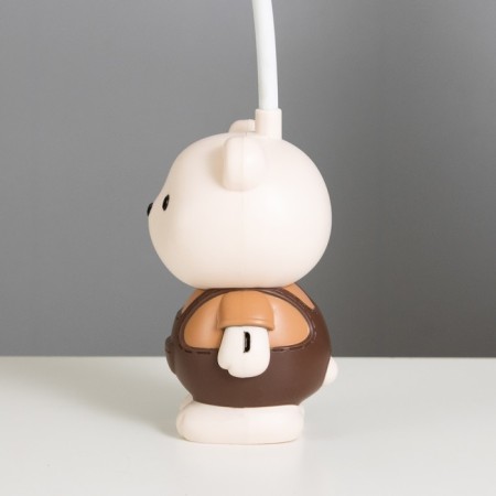 Nightlight "Bear" LED 2W beige-chocolate 7.5x7x12 cm-5