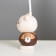 Nightlight "Bear" LED 2W beige-chocolate 7.5x7x12 cm