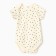 Body with short sleeve, beige color, height 68 cm (3-6 months)